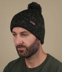 Achat bonnet pompon homme à prix discount. Bonnet Pompon Homme Noir Callac Beanie Black Par Barts Headict