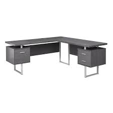Maybe you would like to learn more about one of these? Monarch Specialties Computer Desk 70 Inch L Grey Left Or Right Facing The Home Depot Canada