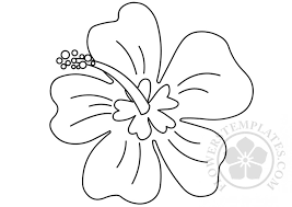 You can use our amazing online tool to color and edit the following hawaiian flower coloring pages. Drawing Hawaiian Flower Coloring Page Flowers Templates