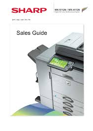 The new printer is equipped with a cd that contains a printer driver for a different operating system. Sharp Mx 4112n Specification Manualzz