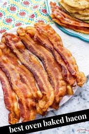 Oven Baked Bacon Recipe Baked Bacon Oven Baked Bacon Recipes