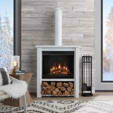 Orders over $99 ship free. Real Flame Hollis 32 In Freestanding Electric Fireplace In White 5005e W The Home Depot Indoor Electric Fireplace White Electric Fireplace Free Standing Electric Fireplace