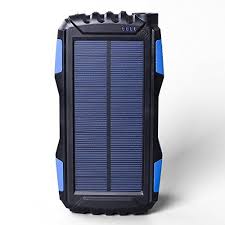 Elzle 25000mah Portable Solar Power Bank Dual Usb Output Battery Bank With Strong Led Light Outdoor Solar C Solar Charger Solar Power Bank Solar Phone Chargers