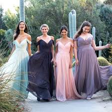 Colored Bridesmaid Dresses Available At Kleinfeld Bridal Party Regram Via Kleinfeldbridal Kleinfeld Bridal Bridesmaid Dresses Allure Bridal