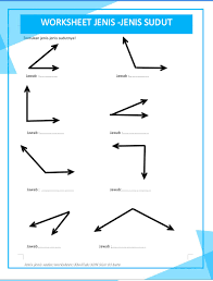 Ada tiga jenis satuan dari sudut yaitu. Menentukan Jenis Jenis Sudut Worksheet