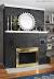 Black Brick Fireplace