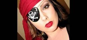 how to apply y pirate makeup for