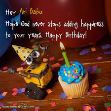 Anniversary is a special time to tell your partner how much you love them! The Name Ari Babu Is Generated On Happy Birthday Images Download Or Share With Your Fri Cute Birthday Wishes Happy Birthday Cakes Birthday Wishes For Friend