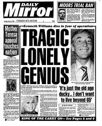 Kenneth Williams 12 Classic Quotes As British Library Buys Tormented Funnyman Diaries And Letters Mirror Online
