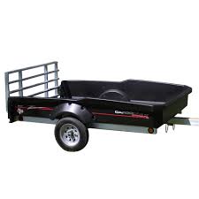 Cargo Max Xrt 8 57 1800 Lb Capacity Utility Trailer With Standard Wheels Cmii The Home Depot Utility Trailer Wheels For Sale Landscape Trailers