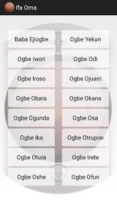 Iwori meji y odi meji representan la polaridad de entre la transformación de fuego y el renacimiento del agua. 2020 Ifa Oma Plus Android App Download Latest
