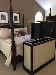 You can make both pieces together or just one of them. Tv Lift Foot Of Bed Houzz