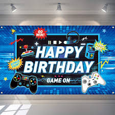 Top us seller√great variety√us stock√fast shipping√. Buy Video Game Backdrop Gaming Theme Birthday Party Photography Background Banner Gaming Party Props For Game Fans Kids Boys Birthday Party Decorations Online In Turkey B08lnjw7yx