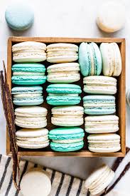 Vanilla Bean Macarons Recipe Vanilla Macarons Vanilla Macaroons Macarons