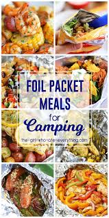 Fold up all 4 sides of each sheet of foil, forming each into a packet. Foil Packet Meals For Camping