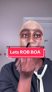 Rob Bank Mask Makeup Trend