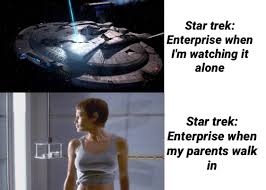 Its a soft core porno I swear : rstartrekmemes