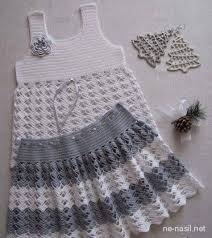 Orgu Yazlik Elbise Modelleri Ve Anlatimi Baby Knitting Patterns Orgu Krose Ust