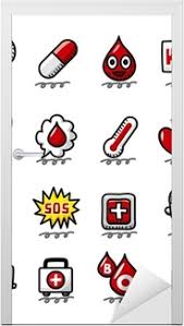 Tapete Hand Zeichnen Cartoon Medical Und Krankenhaus Icons Set Pixers Wir Leben Um Zu Verandern