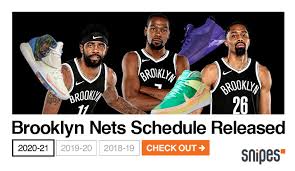 Brooklyn's roster got a major overhaul when they signed kevin durant and kyrie irving in the offseason. Brooklyn Nets Announce 2020 21 First Half Schedule Brooklyn Nets