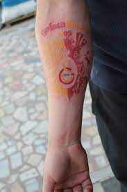 Galatasaray Tattos Man S Woman Champions Dovme Dovme Fikirleri Kirmizi