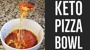 It's low carb, filling, quick and easy. Keto Pizza Bowl Youtube