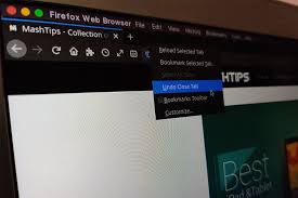 How To Reopen Closed Tabs In Firefox For Pc And Phone Mashtips Firefox Tab Browser