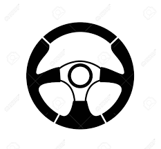 Select any of these steering wheel silhouette pictures that best fits your web designs or other projects. Vector Black Steering Wheel On White Background Royalty Free Cliparts Vectors And Stock Illustration Image 29539732