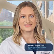 Meet Amanda L. Hughes, PA-C, a primary care provider specializing in type 2  diabetes, weight management, and mental health. She values building trust  with patients to empower their care and also mentors