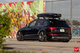 Audi Sq5 Enhanced By Thule And Vossen Audi Sq5 Black Audi