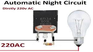 Street Light Automatic On Off Using Transistor Bt134 Street Light Electronics Basics Light Sensor Switch