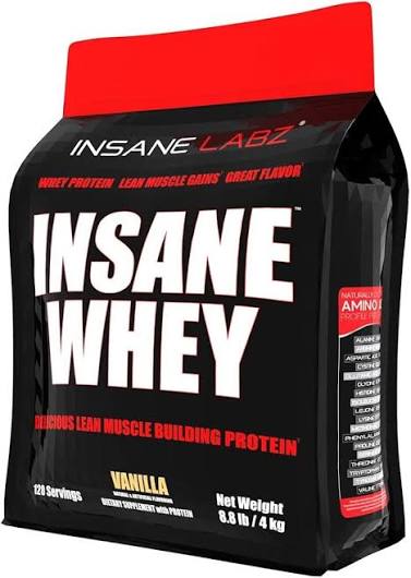 Insane Labz Insane Whey,100% Muscle Building Whey Protein, BCAA Amino Profile, Mass Gainer, Meal Replacement (120 Servings) (Vanilla) : Amazon.ae: Grocery