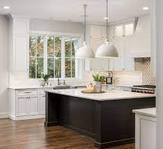White Kitchen With Black Shiplap Island White Blackshiplap Kitchenisland White Modern Kitchen White Kitchen Rustic Kitchen Layout