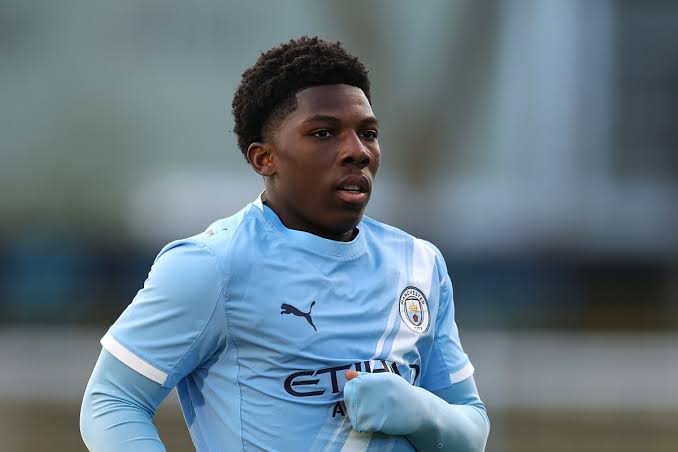 Ryan McAidoo is hoping to make an impact for Manchester City.