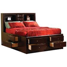 Mattress dimensions overall headboard footboard full 54 w x. Bowery Hill King Captain S Bed In Cappuccino Walmart Com Walmart Com