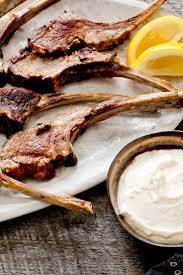 Seared Lamb Ribs With Spicy Yogurt Sauce Recipe Recipe Lamb Ribs Lamb Recipes Recipes