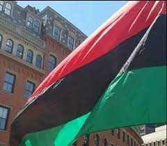 Red black and green flag juneteenth. Juneteenth Rbg Flag Raising Red Black Green Tue June 19 Blackstonian