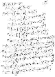 How To Prove That The Sample Variance Is An Unbiased Estimator Of The Population Variance Quora