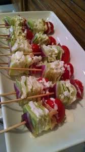Wedge Salad On A Stick Recipe Appetizer Recipes Recipes Healthy Recipes