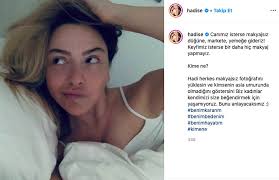 Maybe you would like to learn more about one of these? Hadise Den Makyajsiz Halini Elestirenlere Ders Niteliginde Cevap Geldi Onedio Com