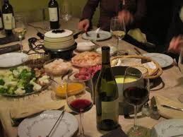 Easy preparation makes for more natural conversation. Girls Night Fondue Party Kimversations