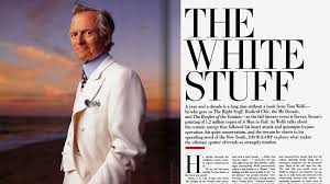 This satirical novel follows a wall street. Tom Wolfe In Full Vanity Fair