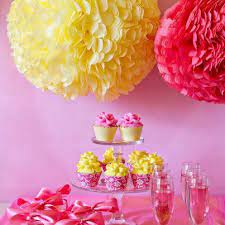 Planning A Wedding Or Baby Shower This Pink Yellow Display Would Be Perfect Pink Yellow Baby Shower Baby Shower Yellow Spring Baby Shower