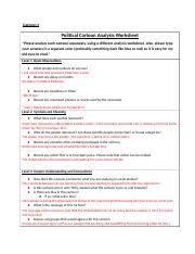 Political cartoon analysis worksheet directions: Us Imperialism Cartoons Bria Brown Cartoon 1 Political Cartoon Analysis Worksheet Please Analyze Each Cartoon Separately Using A Different Analysis Course Hero