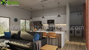 Modern small kitchen layout ideas. Artstation Modern Small Kitchen Design Ideas By Yantram 3d Interior Rendering Services Berlin Germany Yantram Architectural Design Studio