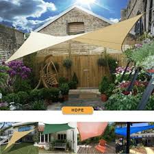 Sun Shade Sail Garden Patio Sunscreen Awning Canopy Screen 98 Uv Block Top Cover Shade Sails Patio Sun Sail Shade Patio Shade