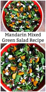 Mandarin Mixed Green Salad Recipe With Citrus Poppy Seed Dressing Greensalad Poppyseeddres Salad Mixed Greens Green Salad Recipes Green Salad Recipes Healthy