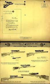 1958 Buehler Scope Mount Rifle Chart Vintage Gun Catalogs