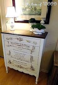 Use Sharpie To Stencil On Some French Flair Furniture Makeover French Typography Furniture