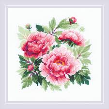 March 15 at 8:00 am ·. Riolis Tree Peony Cross Stitch Kit 123stitch